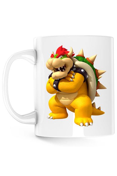 OEM Cana Super Mario Bros Koopa Evil Turtle Kart, alba, 330 ml