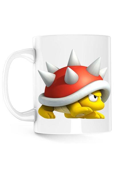 OEM Koopa Super Mario Bros Turtle Mug, white, 330 ml