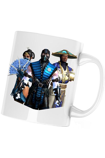 OEM Mortal Kombat Sub-Zero Clan Fight GTA Gaming Mug, white, 330 ml