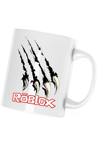 OEM Roblox Meme Game Claws Mug, white, 330 ml