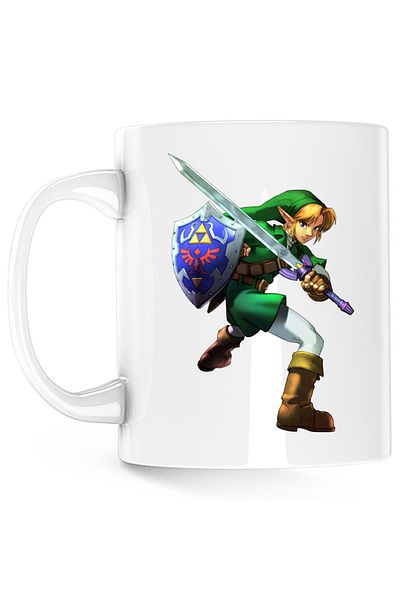 OEM Cana The Legend of Zelda Link Sabie Scut, alba, 330 ml