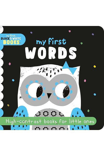 North Parade Children's book, NPP, My First Words - Children's Black & White Contrast Book, 0+ years