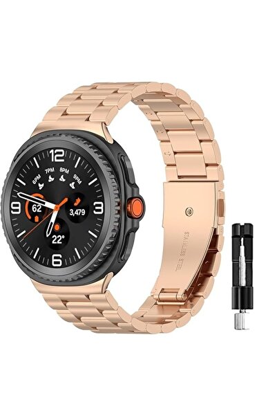 UnDePlus Galaxy Watch 8 40mm 44mm Classic 46mm Uyumlu Kordon Klipsli Metal Ko...