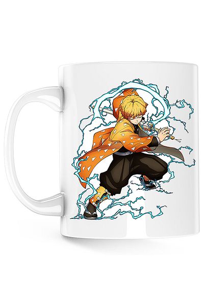 OEM Cana Kimetsu no Yaiba Zenitsu Attack, alba, 330 ml