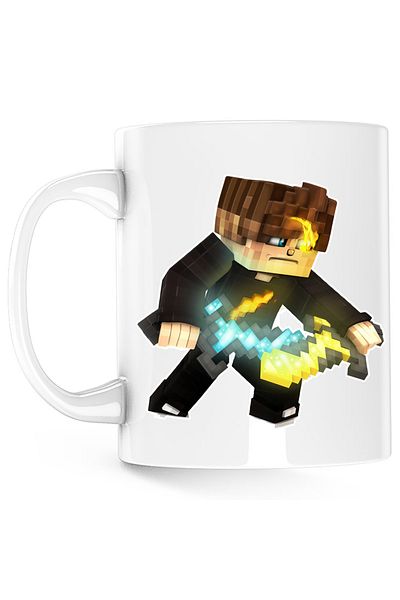 OEM Cana Diamond Gold Sword Minecraft, alba, 330 ml