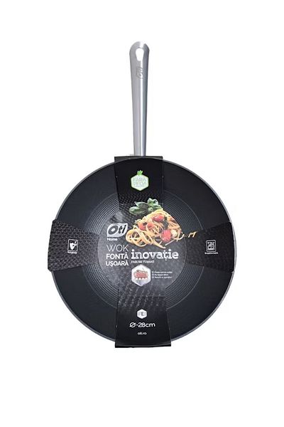 Oti Lightweight cast iron wok pan 28 CM 181652