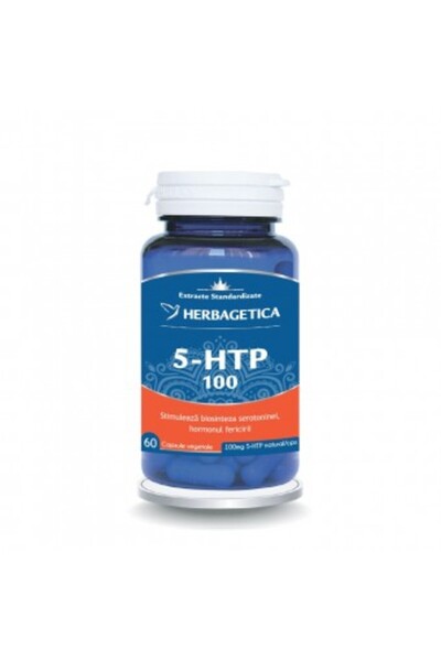 herbagetica 5 Htp 100, 60 Capsule,
