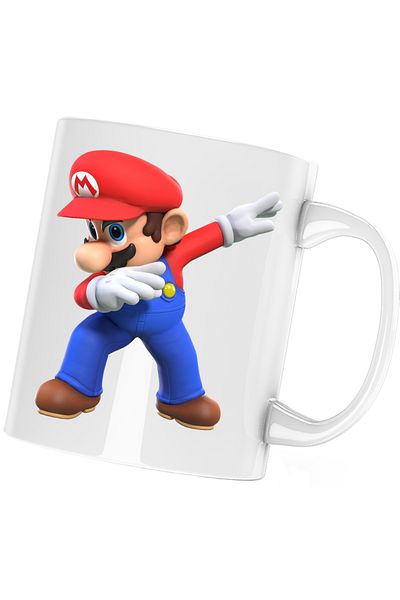 OEM Cana Super Mario Bros Fortnite Game, alba, 330 ml