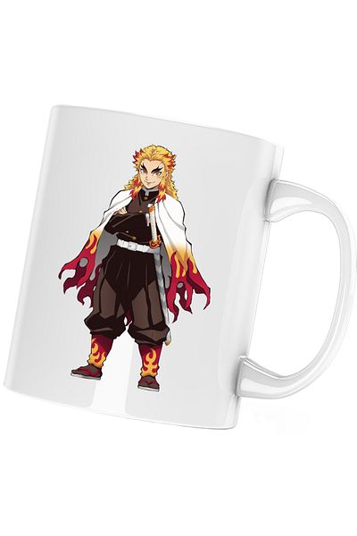 OEM Cana Demon Slayer Kyojuro Samurai, white, 330 ml