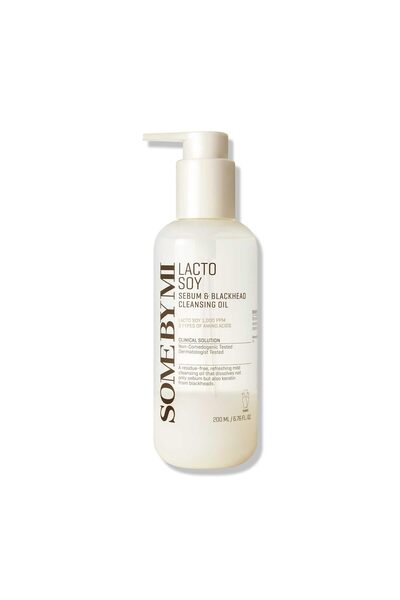 SOME BY ME زيت منظف للرؤوس السوداء من سوم باي مي لاكتو صويا سيبوم 200 مل 4167