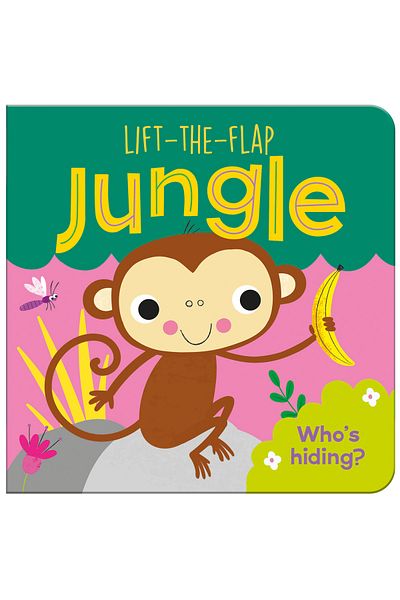 North Parade Children's Book, NPP, Lift-The-Flap Jungle, Children's Board Book, 2+ years