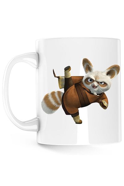 OEM Kung Fu Panda Master Shifu Sensei Coach Mug, white, 330 ml