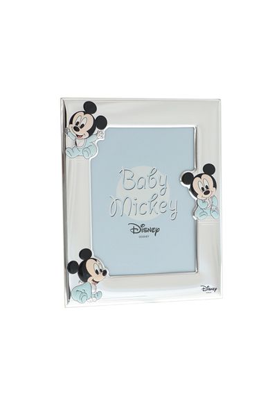 GiftExpress Silver photo frame Baby Mickey Mouse 25cm