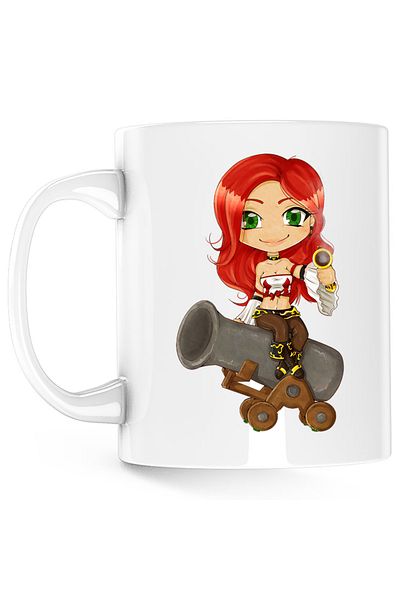 OEM Cana League of Legends Akali LoL Rebel Girl, alba, 330 ml