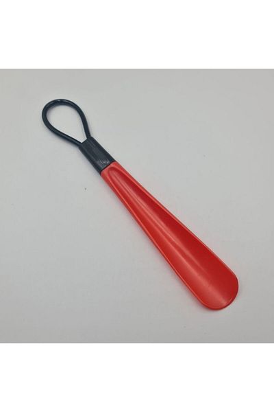 dalimag Plastic Shoehorn with Hook, 30 cm, Red,