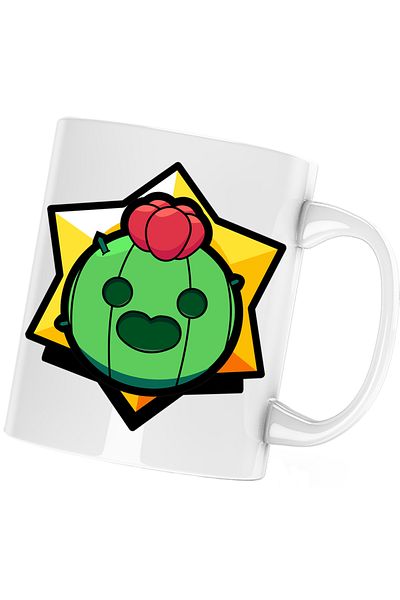 OEM Cana Brawl Stars Spike Head Play, alba, 330 ml