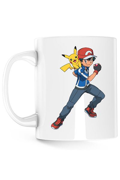 OEM Cana Pokemon Go Ash Pikachu TikTok Tik Tok, white, 330 ml