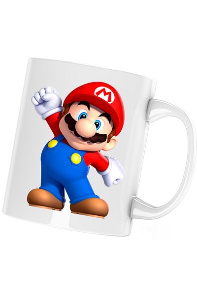 OEM Cana Super Mario Bros Superstar Saga 3D Kart, white, 330 ml