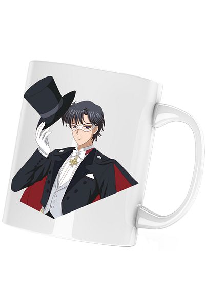 OEM Sailor Moon Tuxedo Zorro Dragobete mug, white, 330 ml