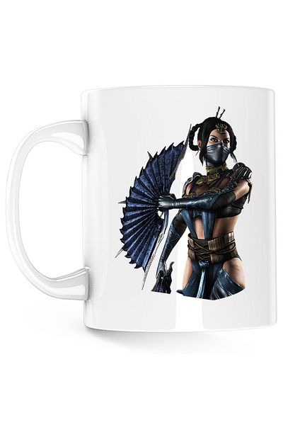 OEM Cana Mortal Kombat Princess Kitana Sub-Zero Death, white, 330 ml
