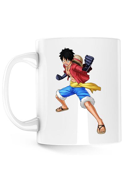 OEM Cana One Piece Monkey D Luffy Karate, alba, 330 ml