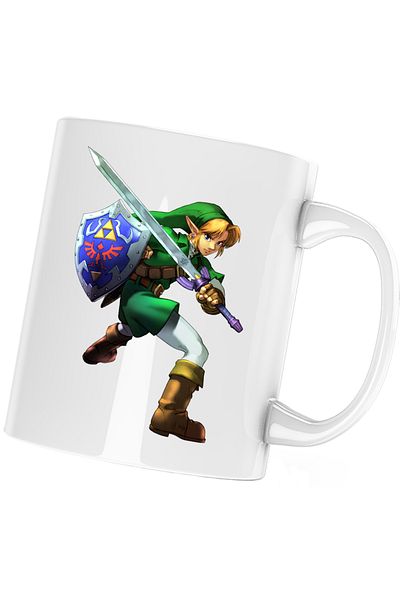 OEM Cana The Legend of Zelda Link Sabie Scut, alba, 330 ml