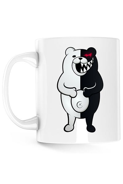OEM Cana Monokuma Killer Teddy Bear Danganronpa, alba, 330 ml
