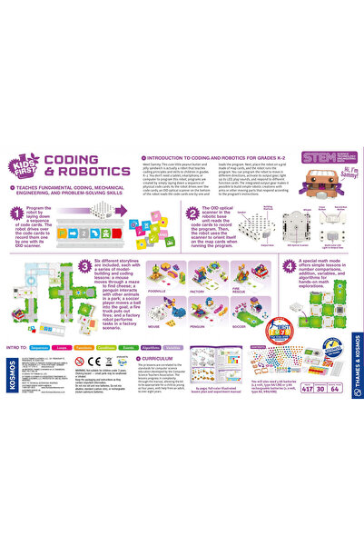 Thames & Kosmos Kit STEM Primii pași Principii de programare și roboți