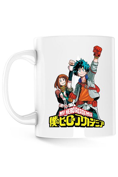 OEM Cana Hero Academia Deku Ochaco Rebel Comics, alba, 330 ml