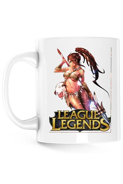 OEM Cana League of Legends LoL Nidalee Video Game, alba, 330 ml