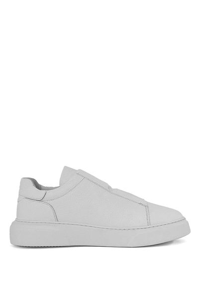 Deri Company Libe Men's White Leather Sports Shoes