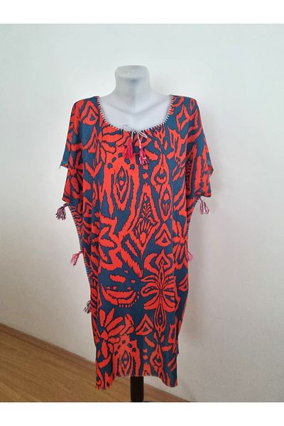 Milenam Patterned Cotton Summer Tunic Pareo