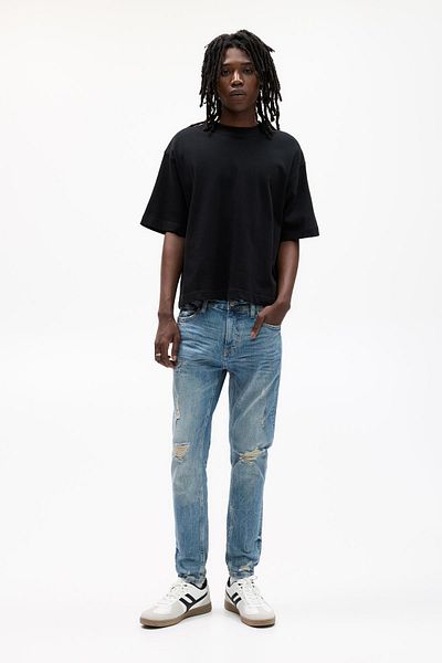 Pull & Bear Ripped skinny jeans