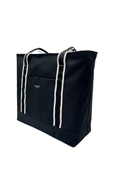 Differ Studio Μαύρο χρώμα 2 τεμαχίων αδιάβροχη τσάντα πολλαπλών χρήσεων με μαύρη εσωτερική τσάντα παραλίας/μπράτσο/ώμος/αθλητική/τσάντα ταξιδιού