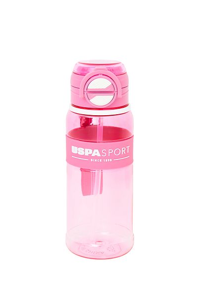 U.S. Polo Assn. U.S. Polo Assn. 25003 Flask Water Bottle Drinking Bottle Sports School Daily Pink
