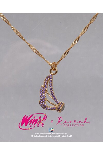 Reorah Collection Winx Club® Tecna Enchantix Wings Mıknatıslı Arkadaşlık Kolyesi