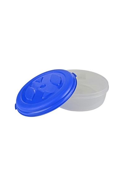 gogiva Caserolă cu capac, Rotunda, 1,3 l, potrivită pentru cuptorul cu microunde și congelator
