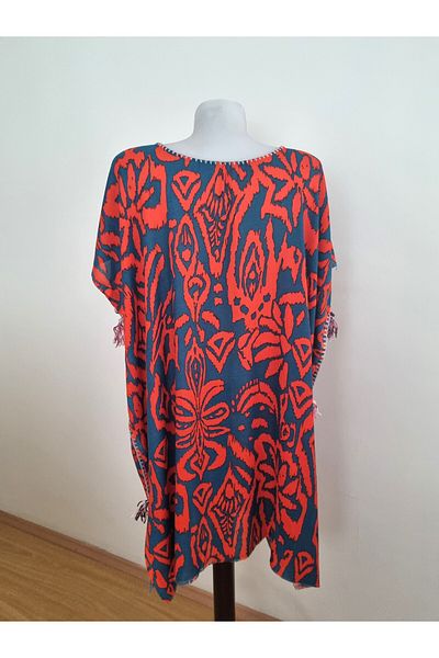 Milenam Patterned Cotton Summer Tunic Pareo