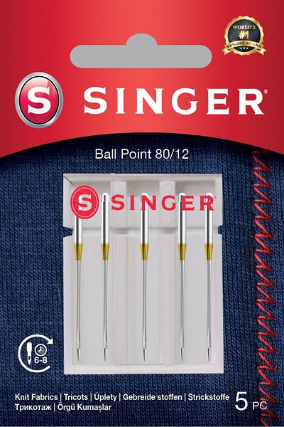 M Singer Singer | Igła Ball Point 80/12 5PK do dzianin