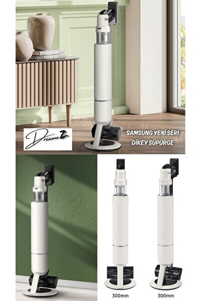 Samsung Drmz En Güçlü Bespoke Vaccum Cleaner Şarjlı Dikey Süpürge,Yapay Zeka Destekli,Dijital Invertör,660 W