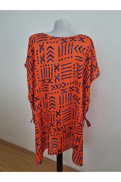 Milenam Patterned Cotton Summer Tunic Pareo