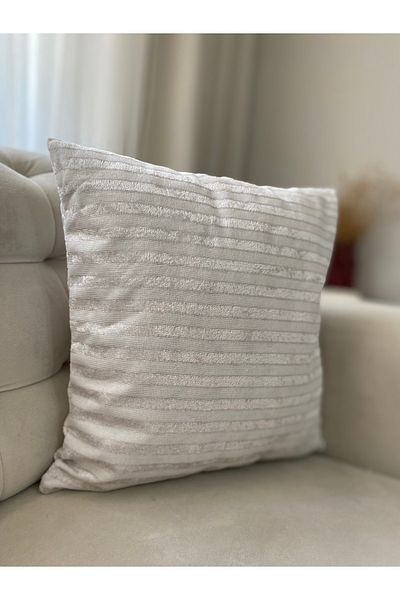 Parla Life Husa de perna lucioasa de culoare gri deschis 45x45 cm