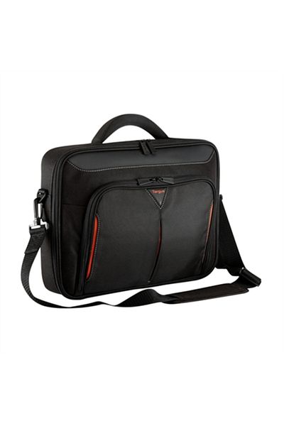 Targus | Clasic | Potrivit pentru mărimea de până la 35 cm | Messenger - Servietă | Negru / Roșu |