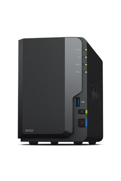 SYNOLOGY | DS223 | Do 2 HDD/SSD Hot-Swap | Realtek | RTD1619B | Częstotliwość procesora 1,7 GHz
