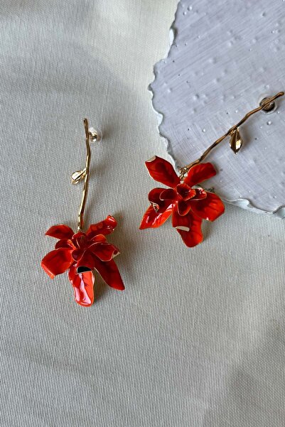 AMORE.İST STORE Sallantılı Çiçek Küpe