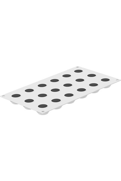 silikomart Silicone mold for profiteroles, Bigne Perfetto by Corrado Carosi, 18 cavities