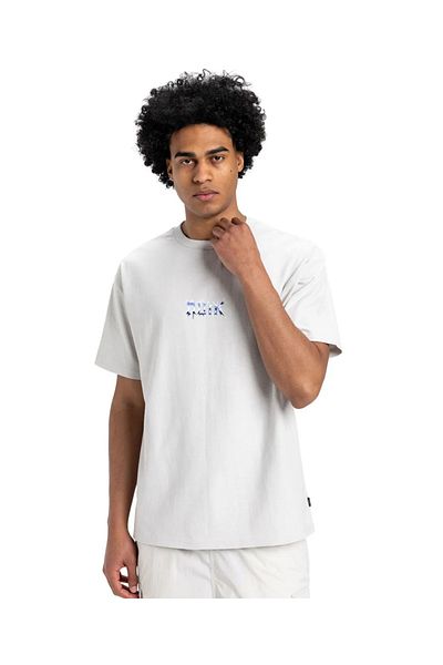 Quiksilver Standard Fit T-Shirt Soft Textured Colorful Round Neck T-Shirt