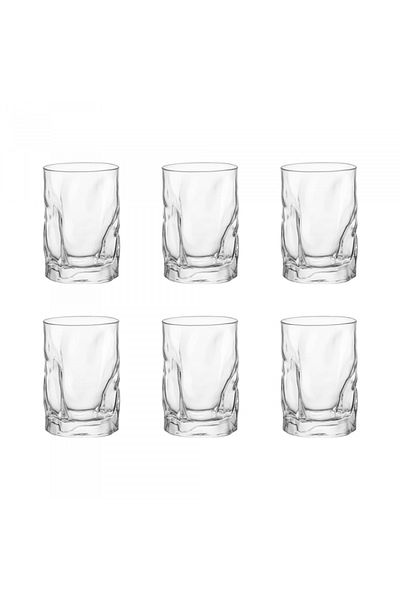 Bormioli Rocco Set of 6 BORMIOLI ROCCO SORGENTE water glasses, 300ml
