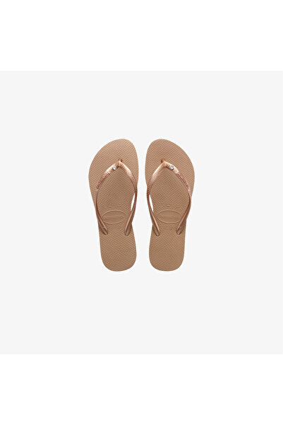 Havaianas Slim Crystal Çocuk Kahverengi Terlik