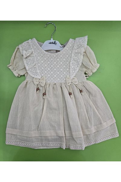Miniborn Baby Ribbon Dress